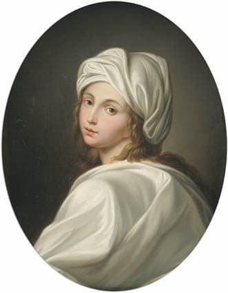 Portrait of Beatrice Cenci attributed to Guido Reni, painted shortly after her execution